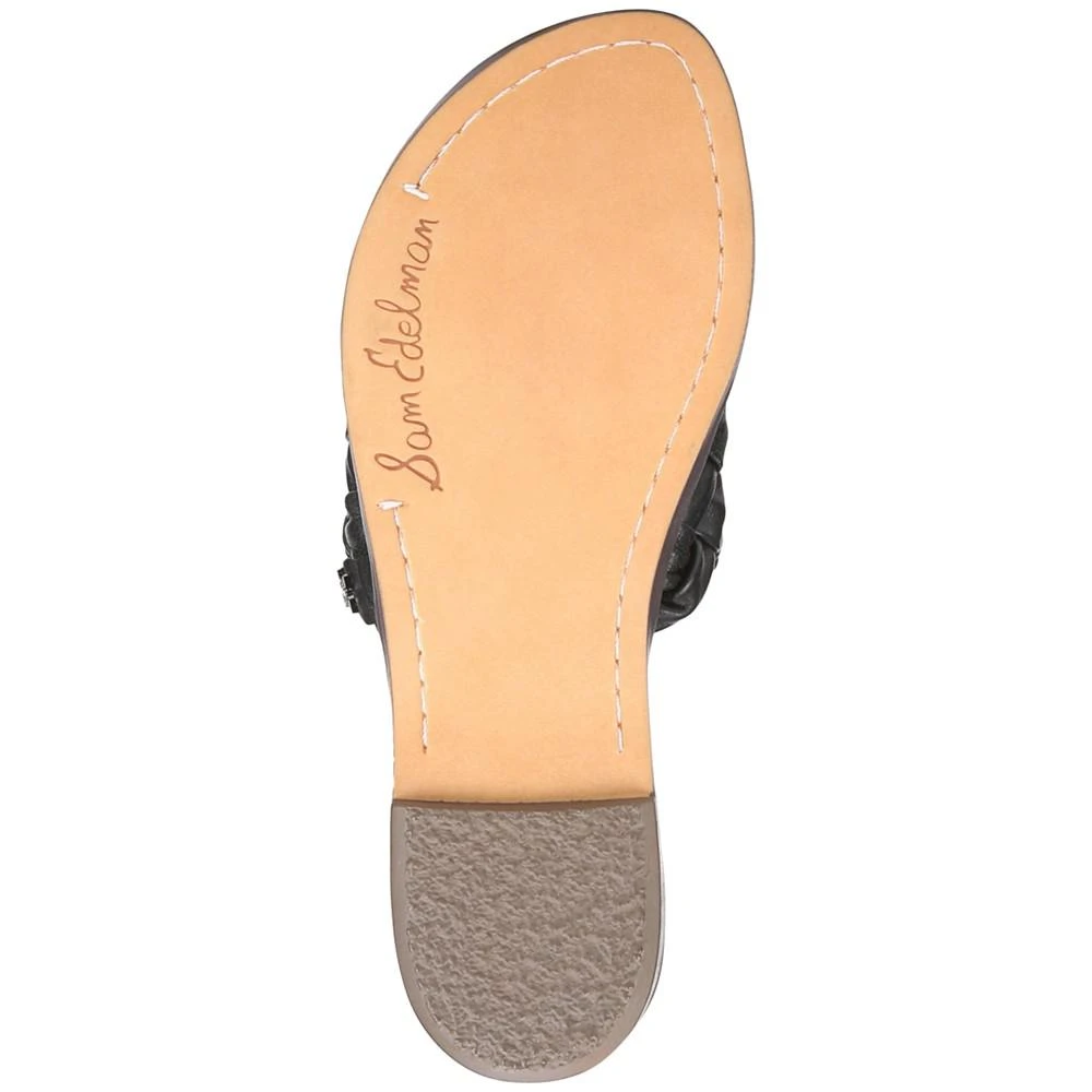 商品Sam Edelman|Women's Griffin Woven Slide Sandals,价格¥588,第5张图片详细描述