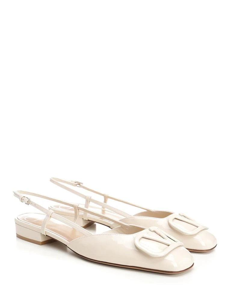 商品Valentino|V Logo Signature Pumps White,价格¥4874,第2张图片详细描述
