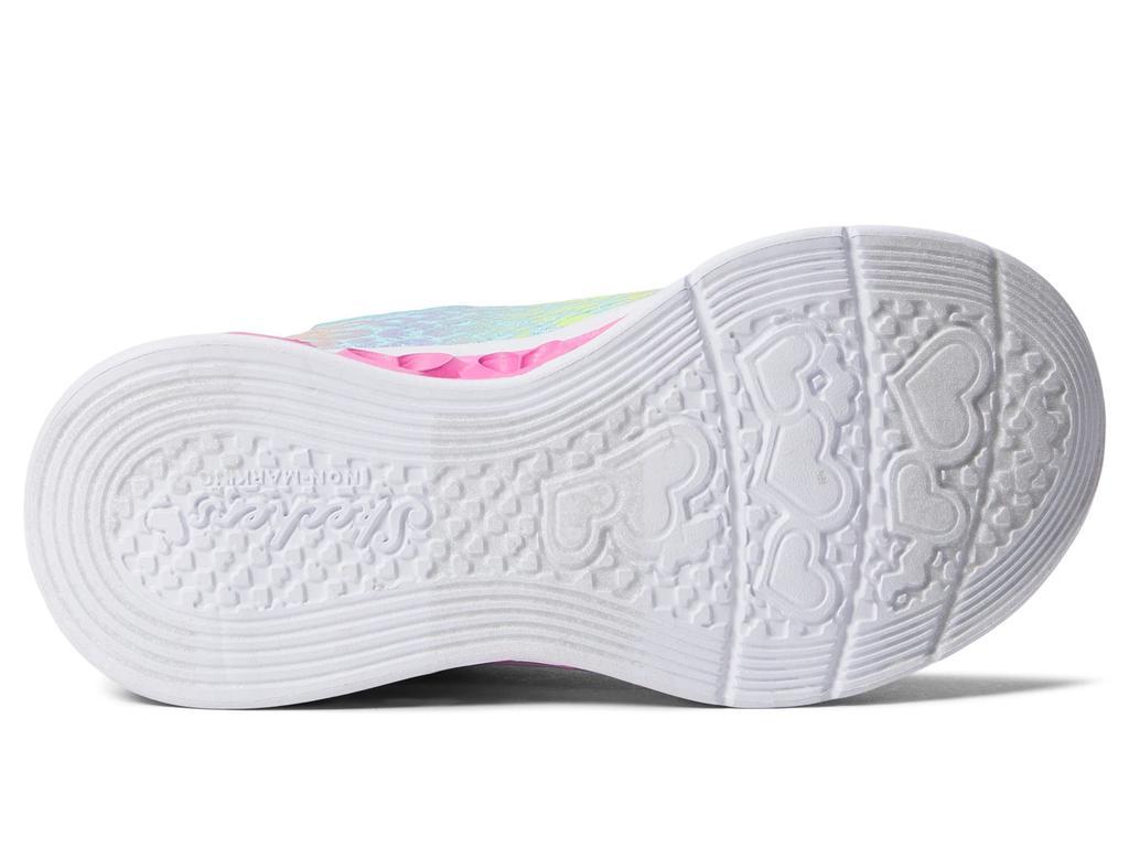 商品SKECHERS|Sport Lighted - Flutter Heart Lights - Loves Wild 302314L (Little Kid/Big Kid),价格¥339,第5张图片详细描述