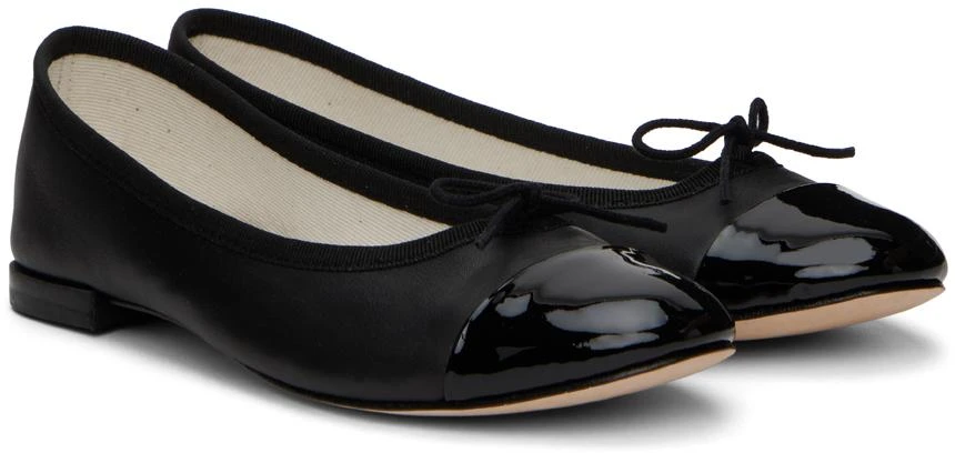 商品Repetto|Black Flora Ballerina Flats,价格¥1581,第4张图片详细描述