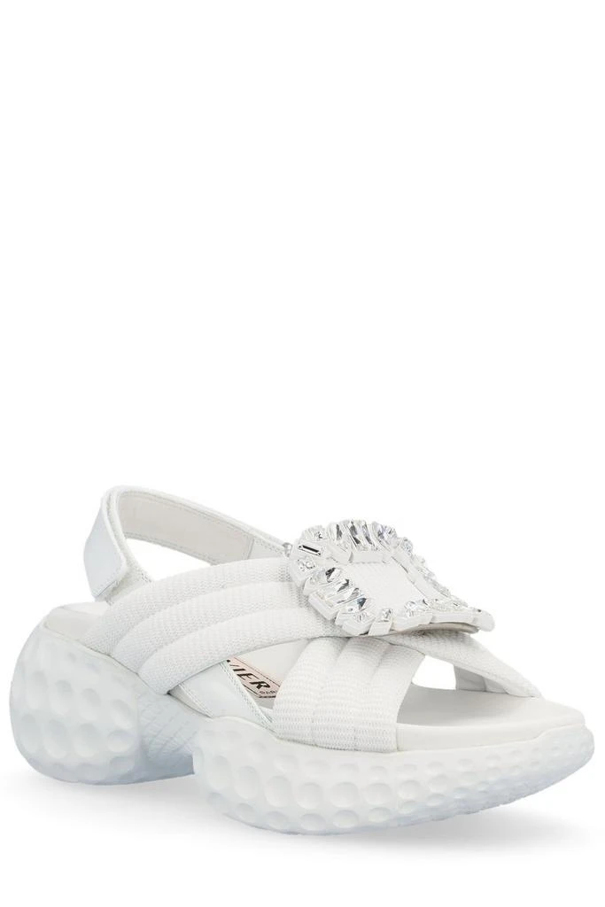 商品Roger Vivier|Roger Vivier Embellished Buckle Sandals,价格¥7517,第2张图片详细描述