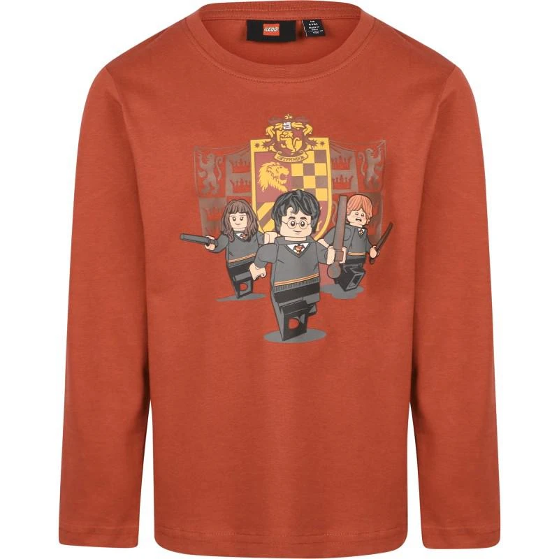 商品LEGO|Harry potter lego print long sleeved shirt in brownish red,价格¥281,第1张图片