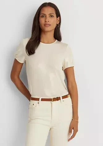 商品Ralph Lauren|Ralph Lauren Foiled Jersey T Shirt,价格¥179,第1张图片