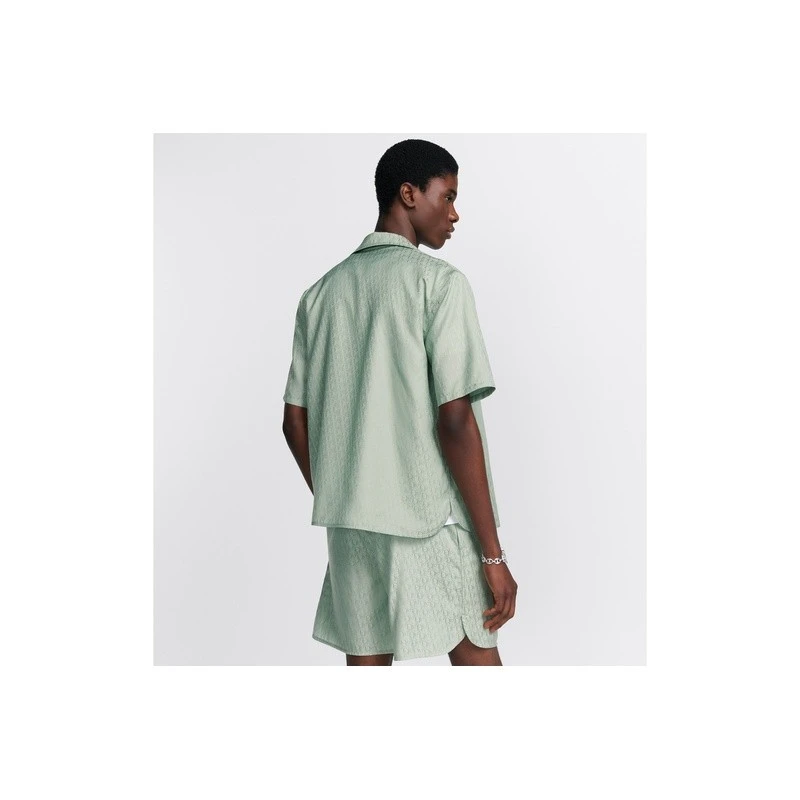 商品Dior|Dior 迪奥 男士绿色真丝衬衫,价格¥10601,第6张图片详细描述
