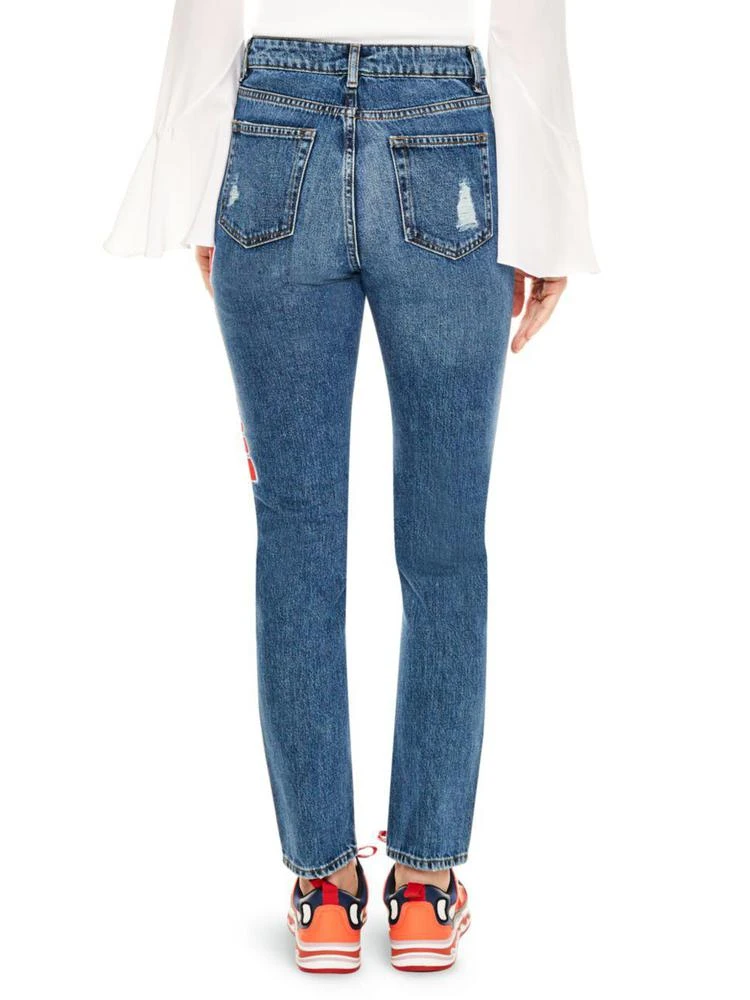 商品Sandro|Sandro - Hortense Distressed Jeans,价格¥833,第2张图片详细描述