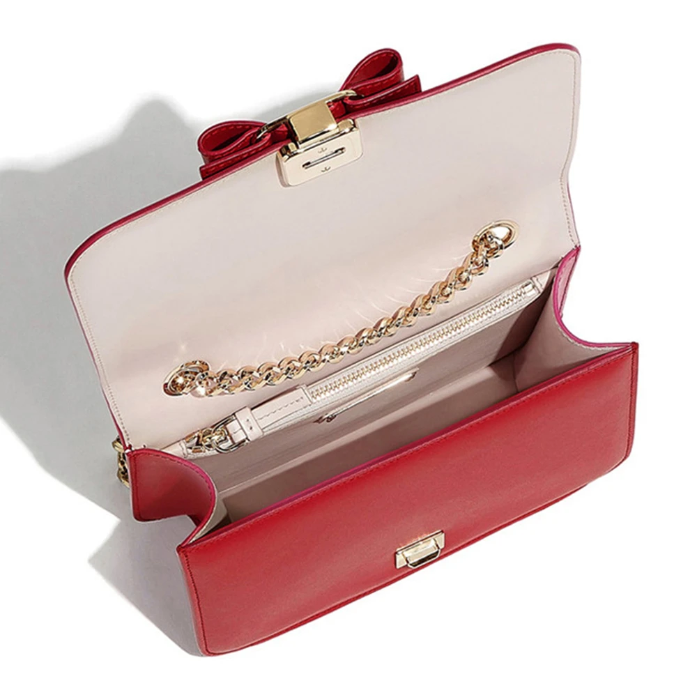 Salvatore Ferragamo 菲拉格慕 红色小牛皮单肩斜挎包c 21-G877-685836 商品