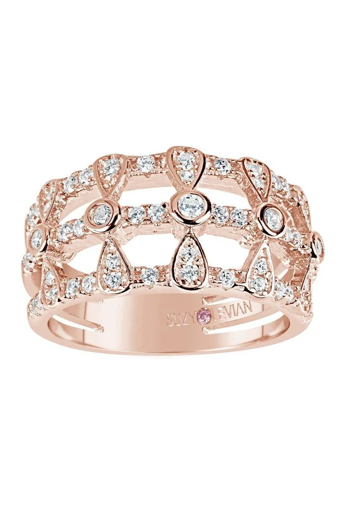 商品Suzy Levian|Three Row Multishape Ring,价格¥1053,第1张图片