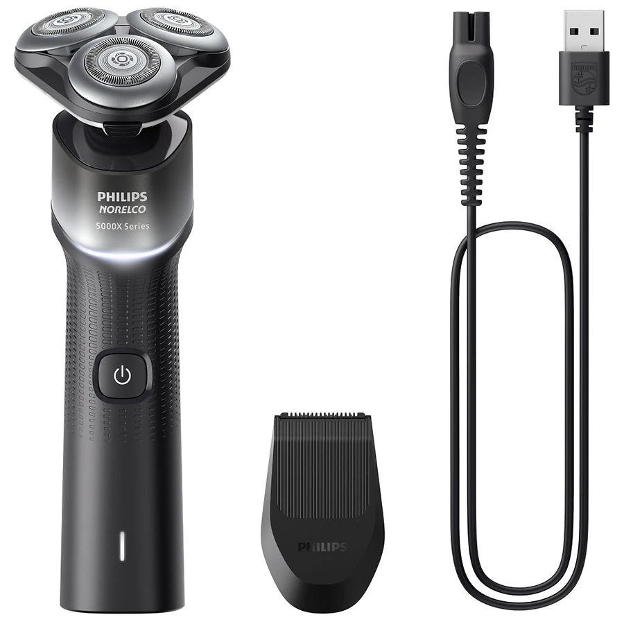 商品Philips|Shaver 5000X Rechargeable Wet & Dry Shaver with Precision Trimmer X5004/84,价格¥731,第4张图片详细描述
