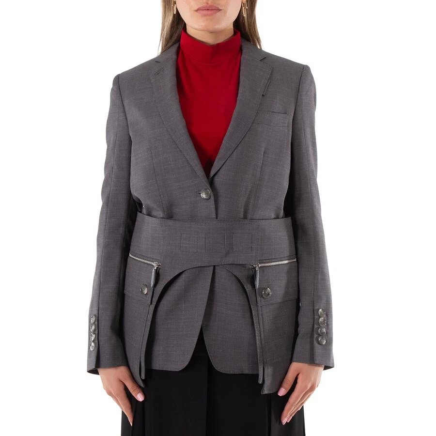商品Burberry|Blazer With Cargo Belt Detail,价格¥2814,第1张图片
