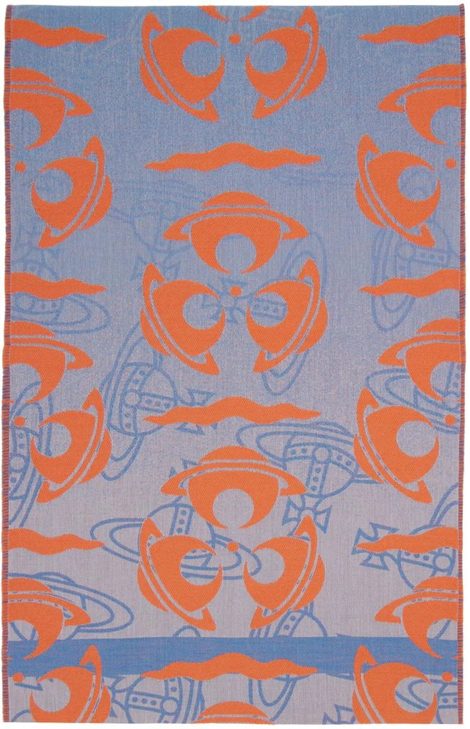 商品Vivienne Westwood|Orange & Blue Parade Orb Scarf,价格¥1126,第1张图片