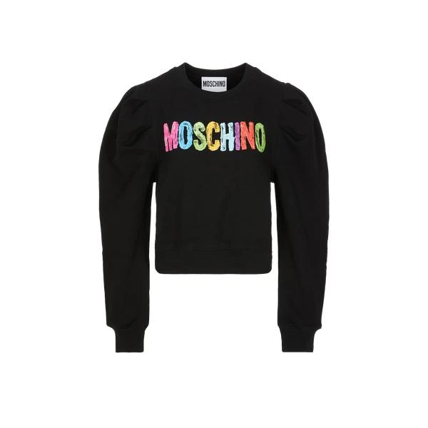 商品Moschino|Sweatshirt à logo en coton,价格¥2680,第1张图片