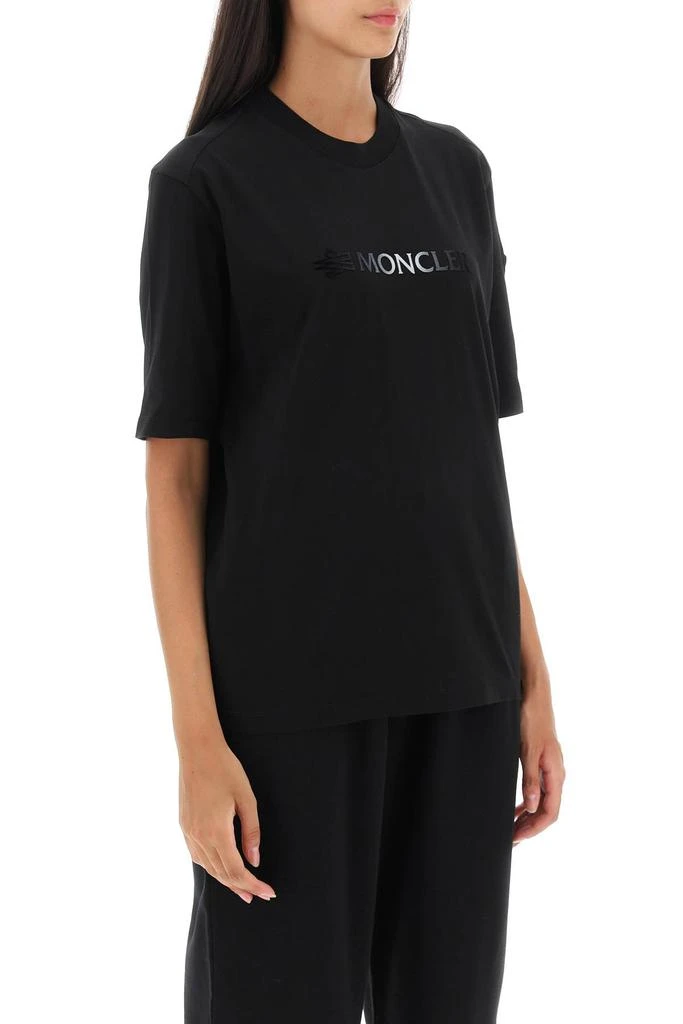 商品Moncler|Moncler basic flocked logo t-shirt,价格¥995,第2张图片详细描述