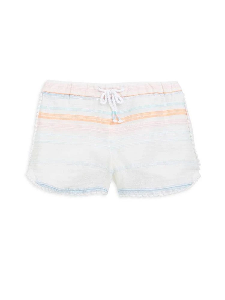 商品Ralph Lauren|Little Girl's & Girl's Stripe Cotton Shorts,价格¥131,第1张图片