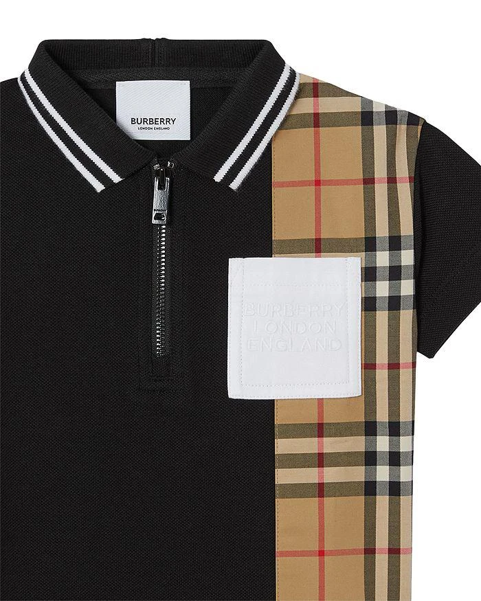 商品Burberry|Unisex Mini Matthew Vintage Check Polo Shirt - Baby,价格¥733,第3张图片详细描述