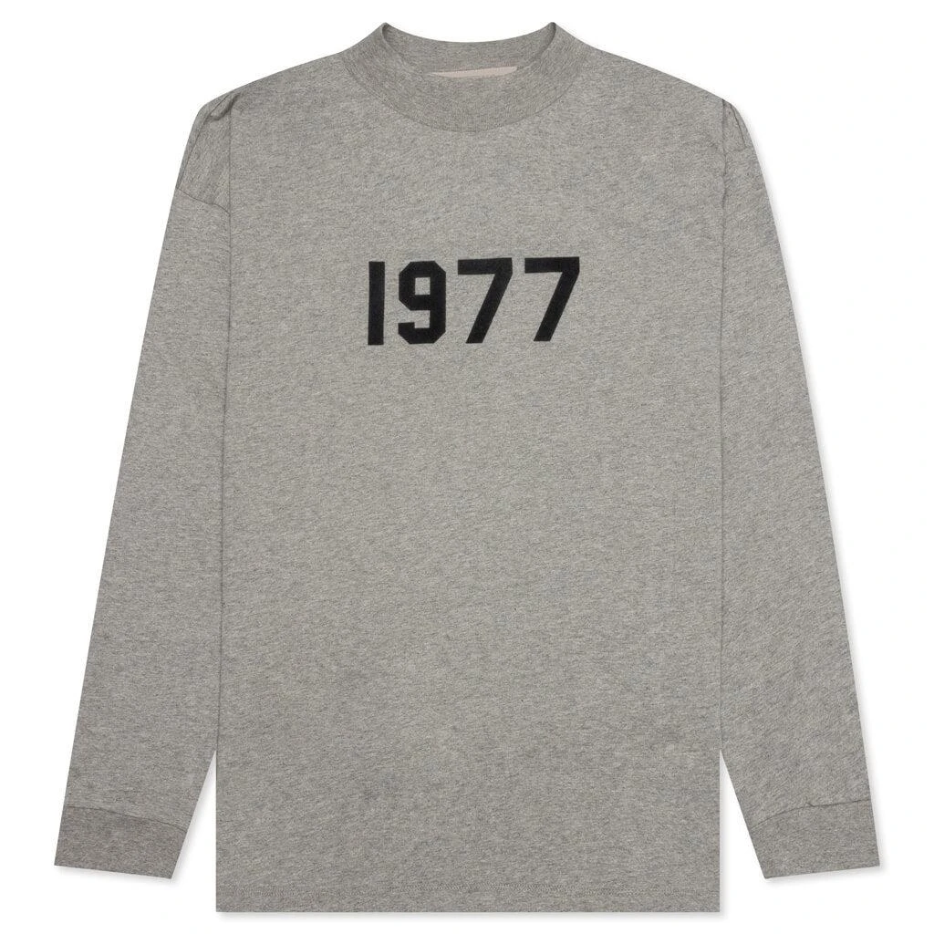 商品Essentials|Fear of God Essentials L/S Tee - Dark Oatmeal,价格¥418,第1张图片