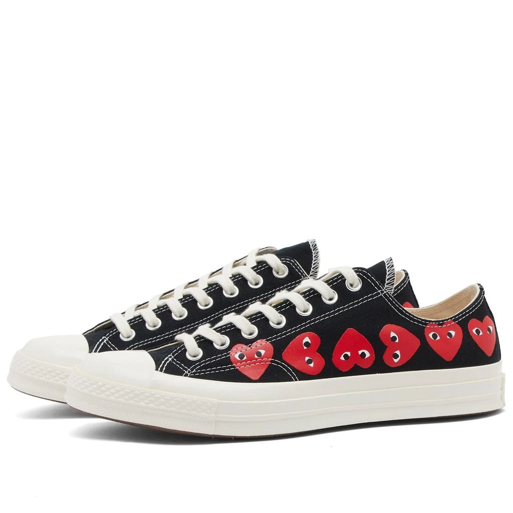 商品Comme des Garcons|Comme des Garçons Play x Converse Multi Heart Low Sneaker,价格¥1411,第1张图片