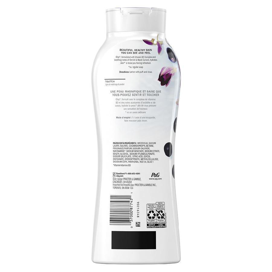 商品Olay|Fresh Outlast Body Wash Notes of Orchid & Black Currant,价格¥52,第5张图片详细描述