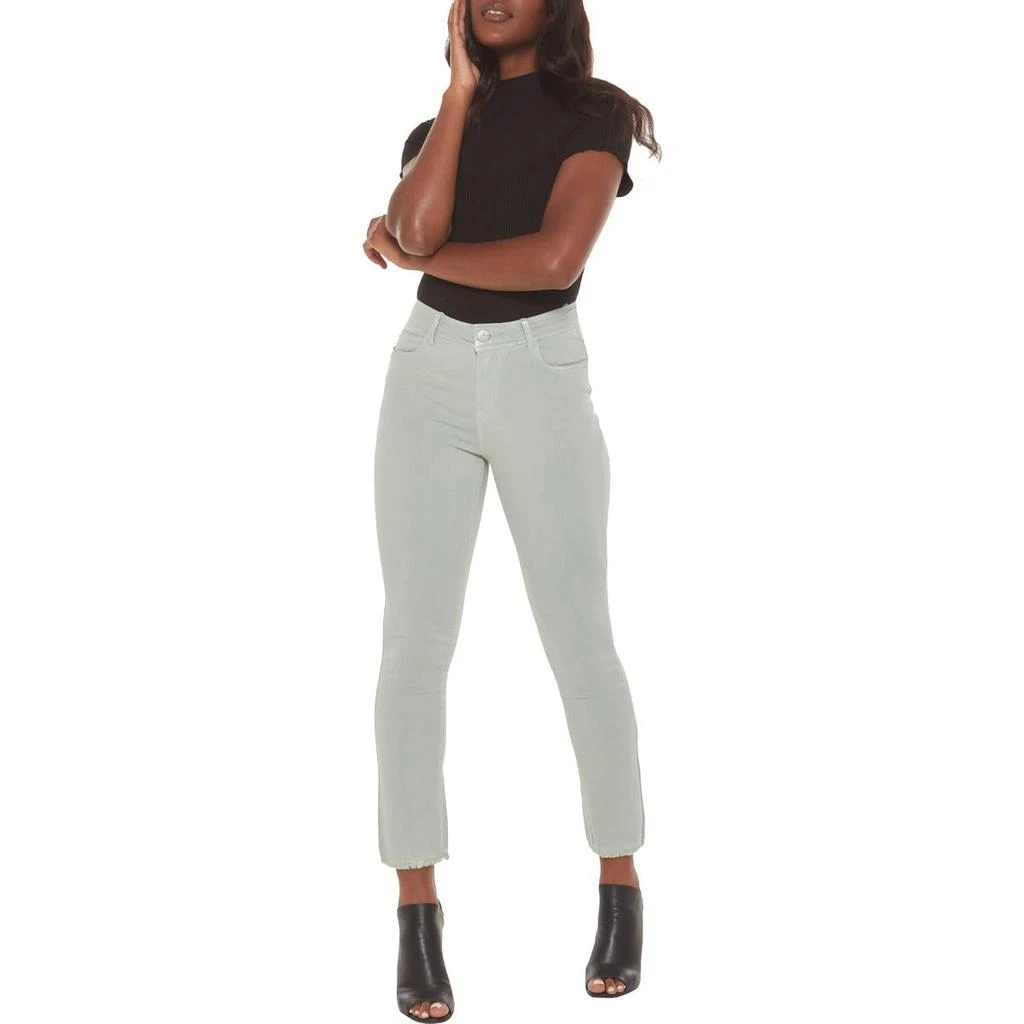 商品Lola Jeans|Lola Jeans Kate Women's High Rise Straight Leg Split Hem Jeans,价格¥39,第1张图片