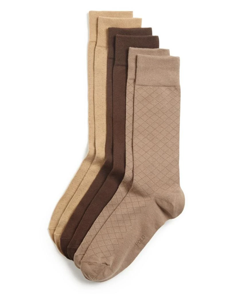 商品Ralph Lauren|Assorted Dress Socks, Pack of 3,价格¥177,第1张图片详细描述