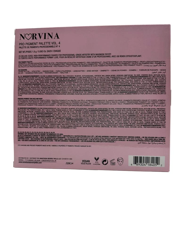 商品Anastasia Beverly Hills|ABH Norvina Pro Pigment Palette Vol. 4,价格¥464,第2张图片详细描述