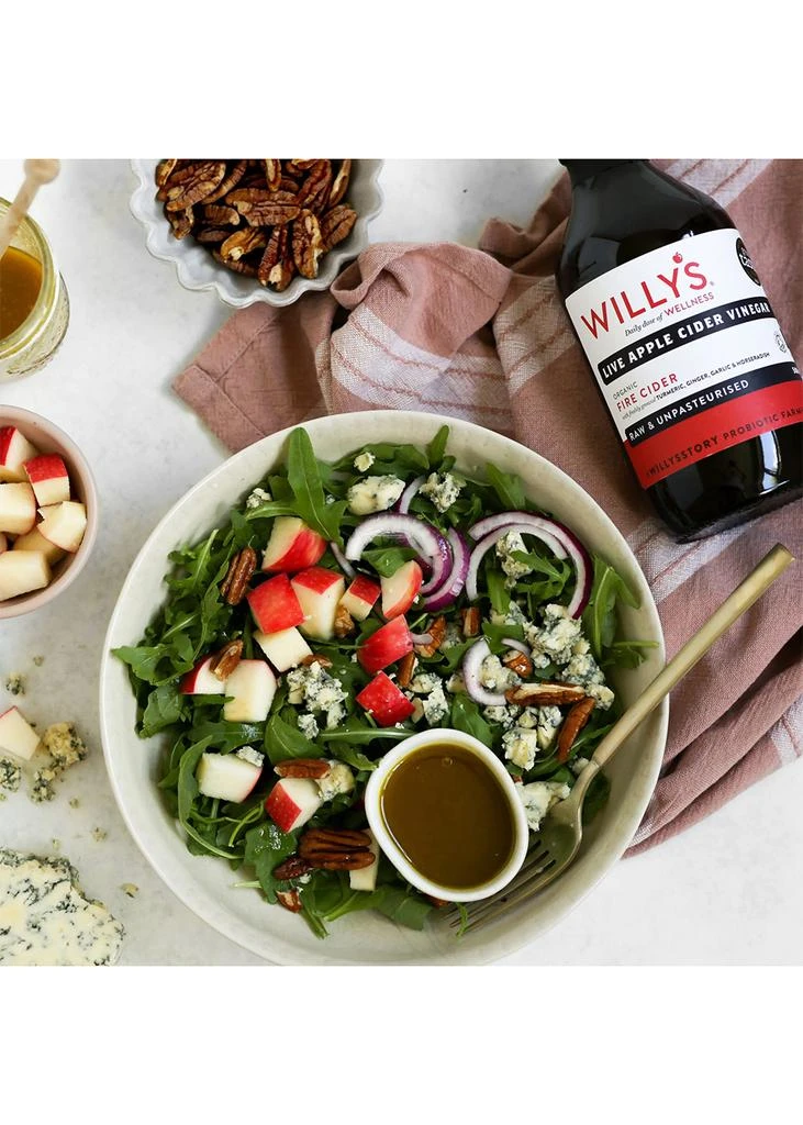 商品Willy's|Fire Cider Organic Live Apple Cider Vinegar with Live Mother 500ml,价格¥94,第3张图片详细描述