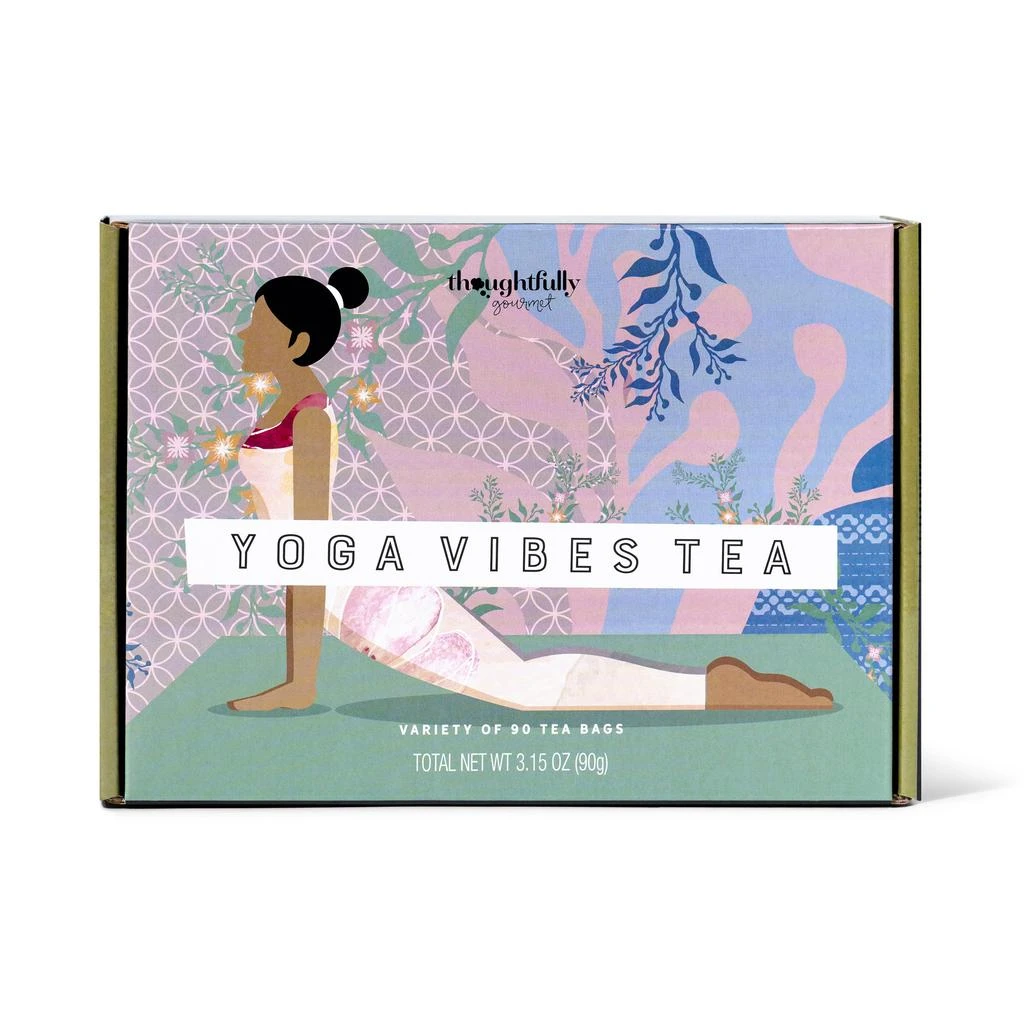 商品Thoughtfully|Gourmet, Yoga Vibes Tea Gift Set, Set of 90,价格¥238,第4张图片详细描述