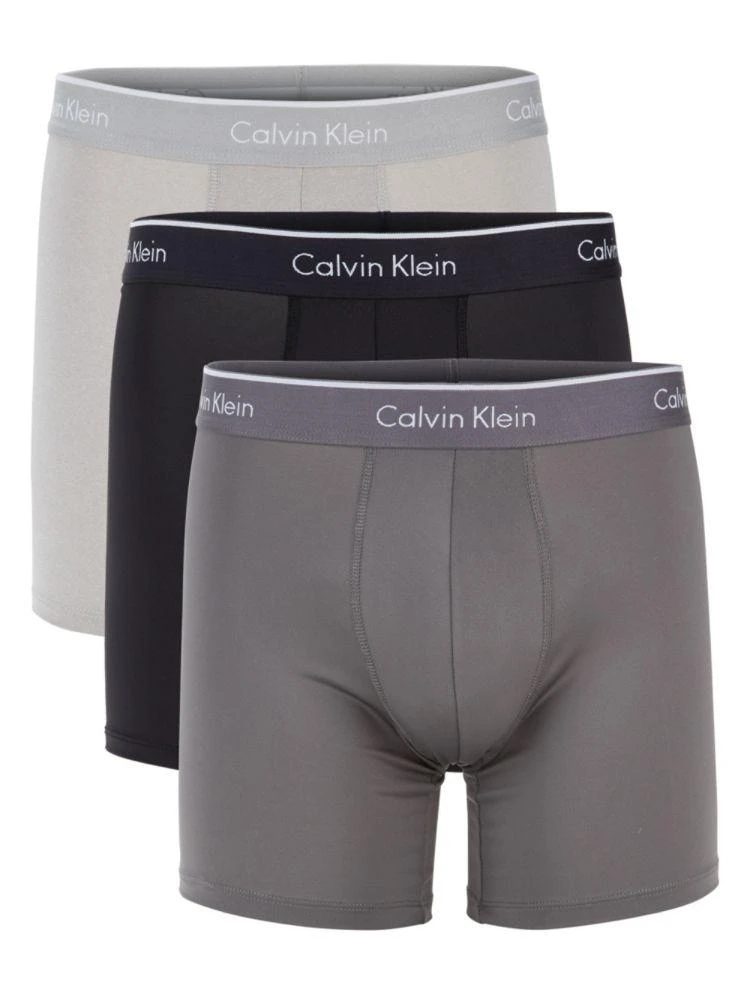 商品Calvin Klein|3-Pack Logo Boxer Briefs,价格¥188,第1张图片