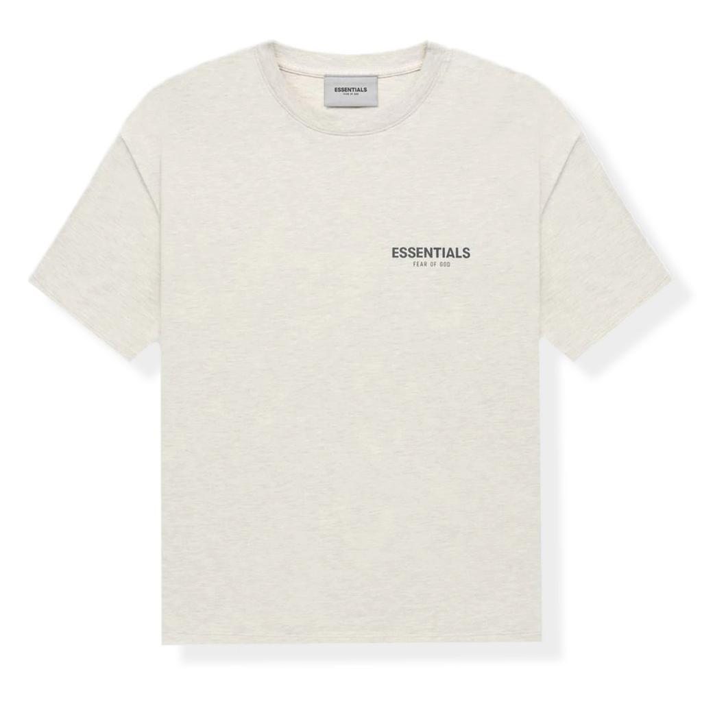 商品Essentials|Fear Of God Essentials Core Collection Light Heather Oatmeal T Shirt,价格¥974,第1张图片