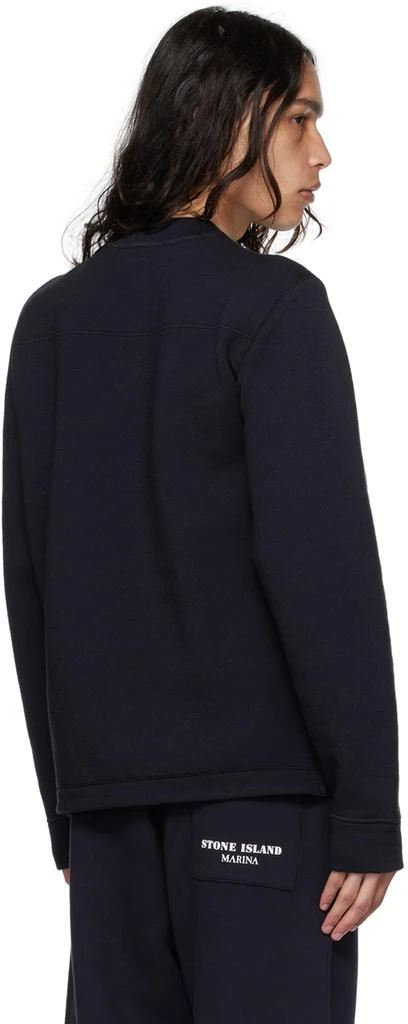 商品Stone Island|Navy Crewneck Sweatshirt,价格¥1834,第3张图片详细描述