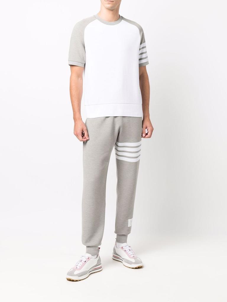 THOM BROWNE MEN OTTOMAN RIB 4 BAR STRIPE TRACK PANTS商品第3张图片规格展示