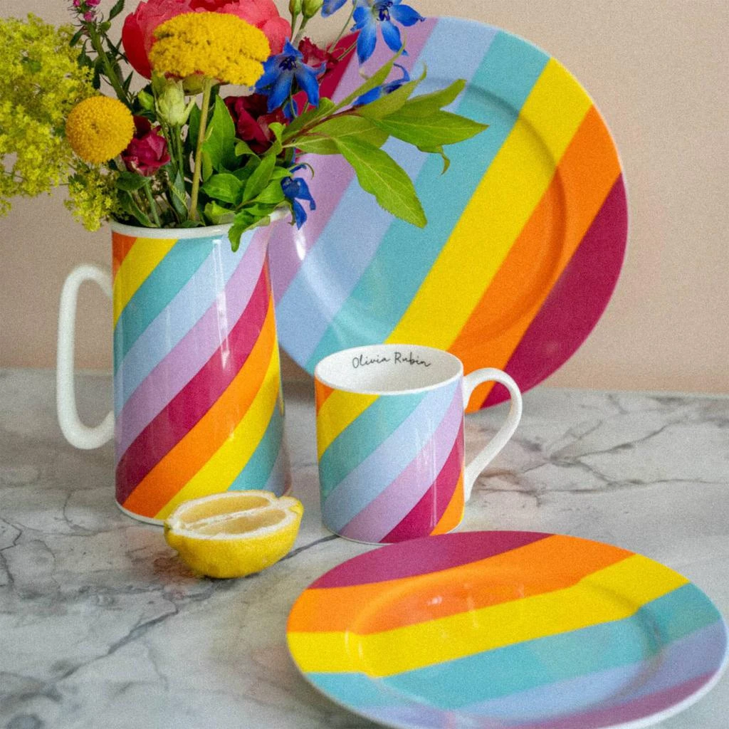 商品Olivia Rubin|Olivia Rubin Prism Stripe Jug,价格¥148,第2张图片详细描述