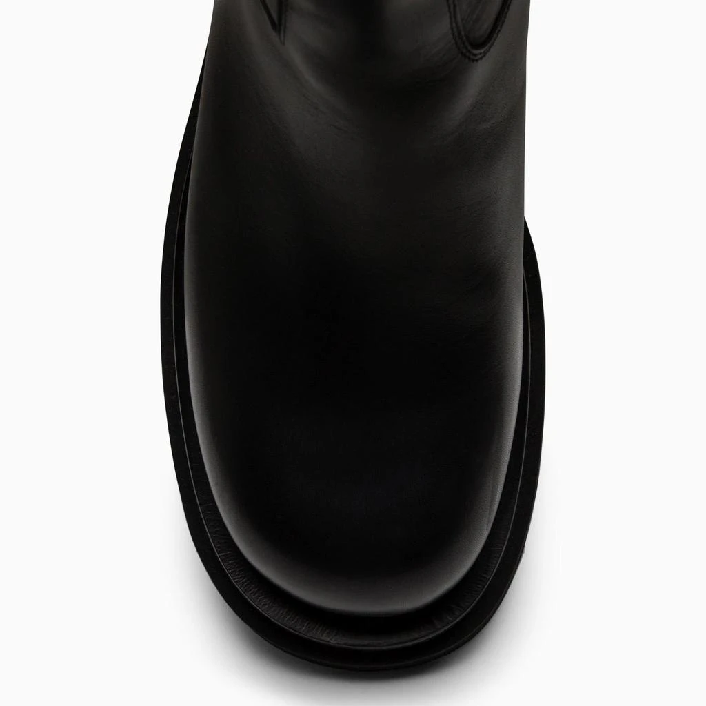 商品Bottega Veneta|Lug Black Leather Boot,价格¥8671,第3张图片详细描述