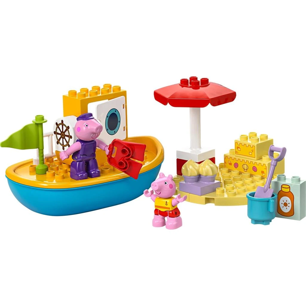 商品LEGO|LEGO DUPLO Peppa Pig Boat Trip Toy for Toddlers 10432,价格¥280,第2张图片详细描述