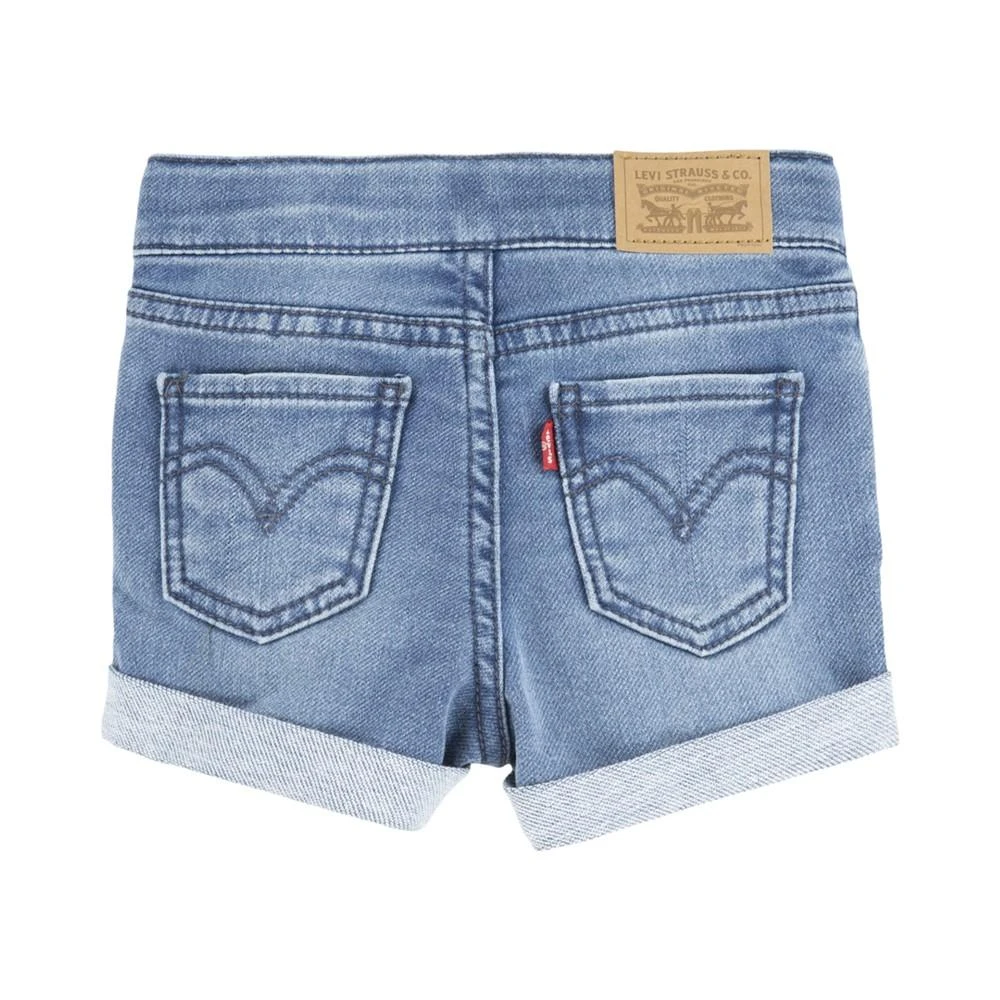 商品Levi's|Baby Girls Knit Denim Roll Up Shorts,价格¥120,第2张图片详细描述