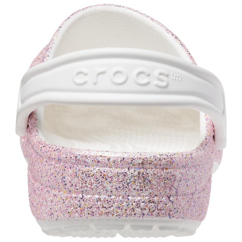 商品Crocs|Crocs Unlined Glitter - Girls' Preschool,价格¥330,第4张图片详细描述