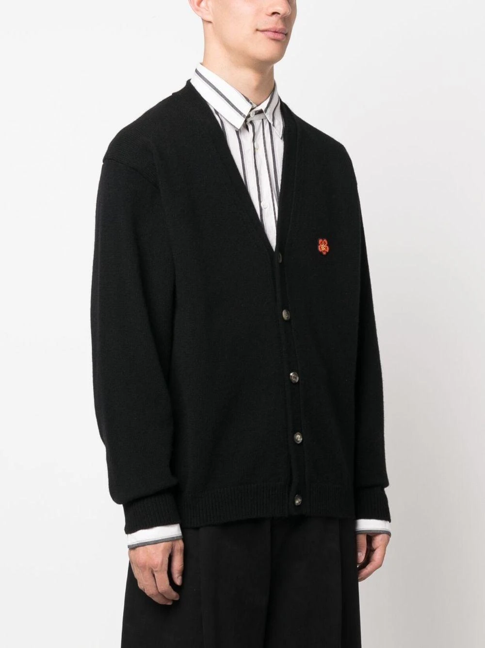 商品【商品预售7天】 Kenzo|Kenzo 男士针织毛衣 FD65CA4183LC99J 黑色,价格¥2370,第3张图片详细描述