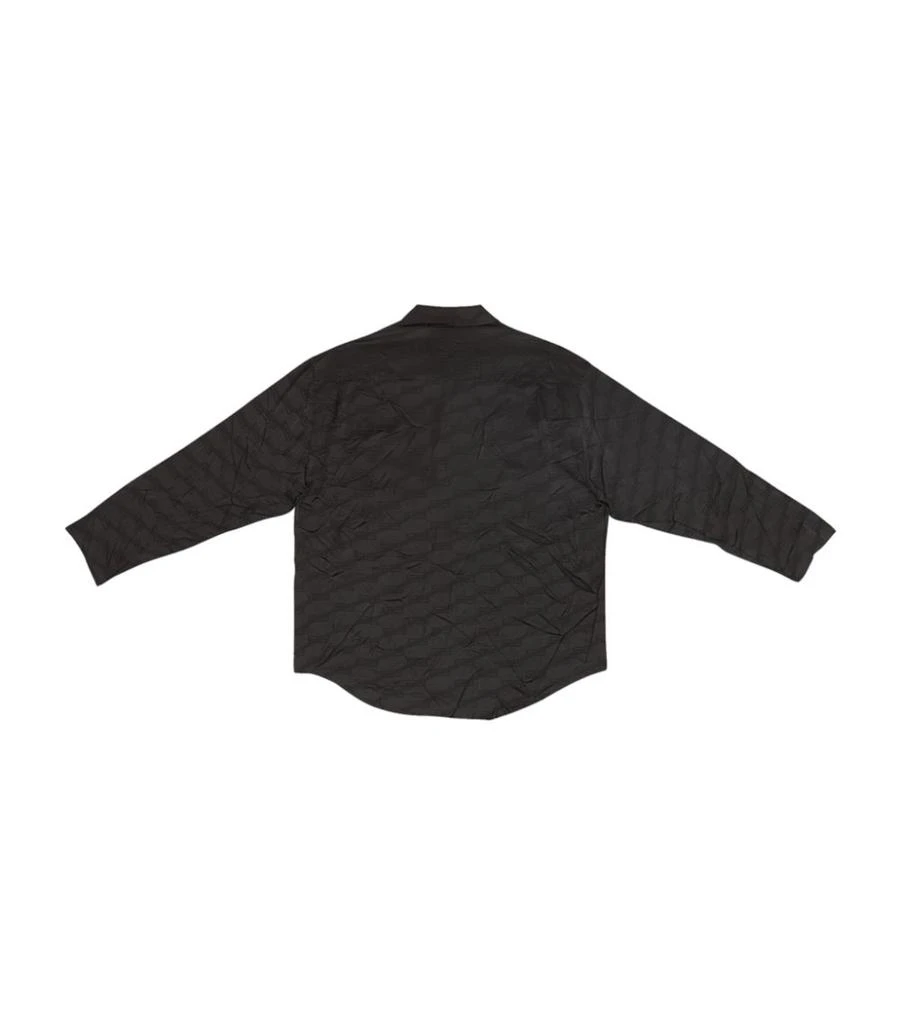 商品Balenciaga|Creased BB Logo Print Shirt,价格¥12719,第5张图片详细描述
