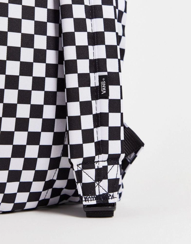 商品Vans|Vans Old Skool Check backpack in black/white,价格¥198,第4张图片详细描述