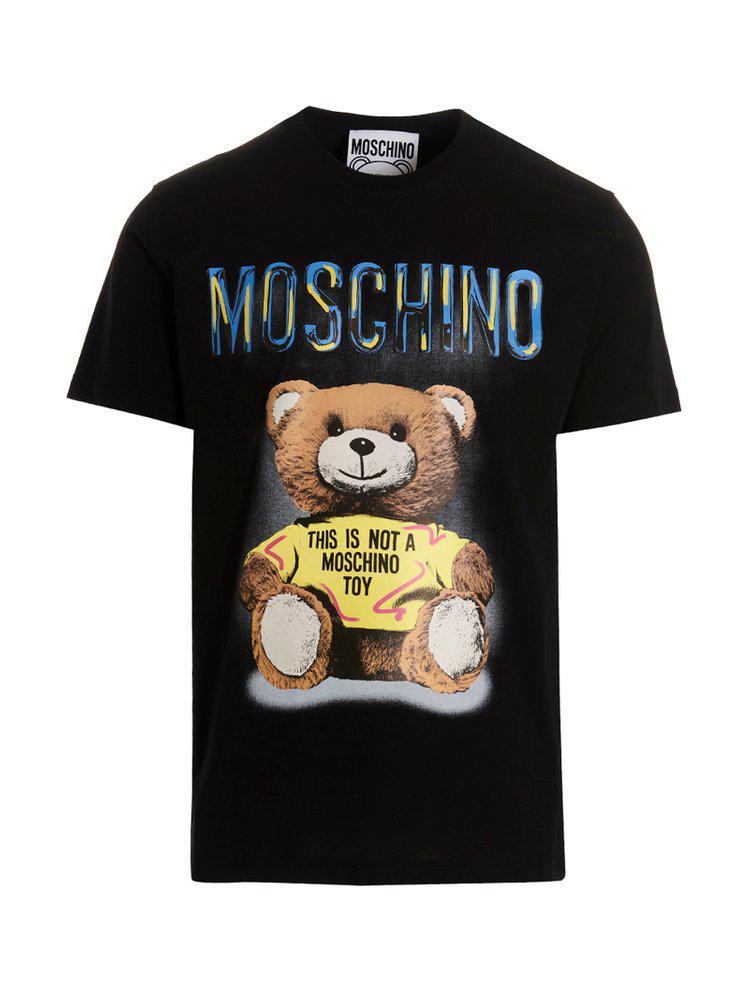 商品Moschino|Moschino Teddy Bear Crewneck T-Shirt,价格¥1208-¥1369,第1张图片