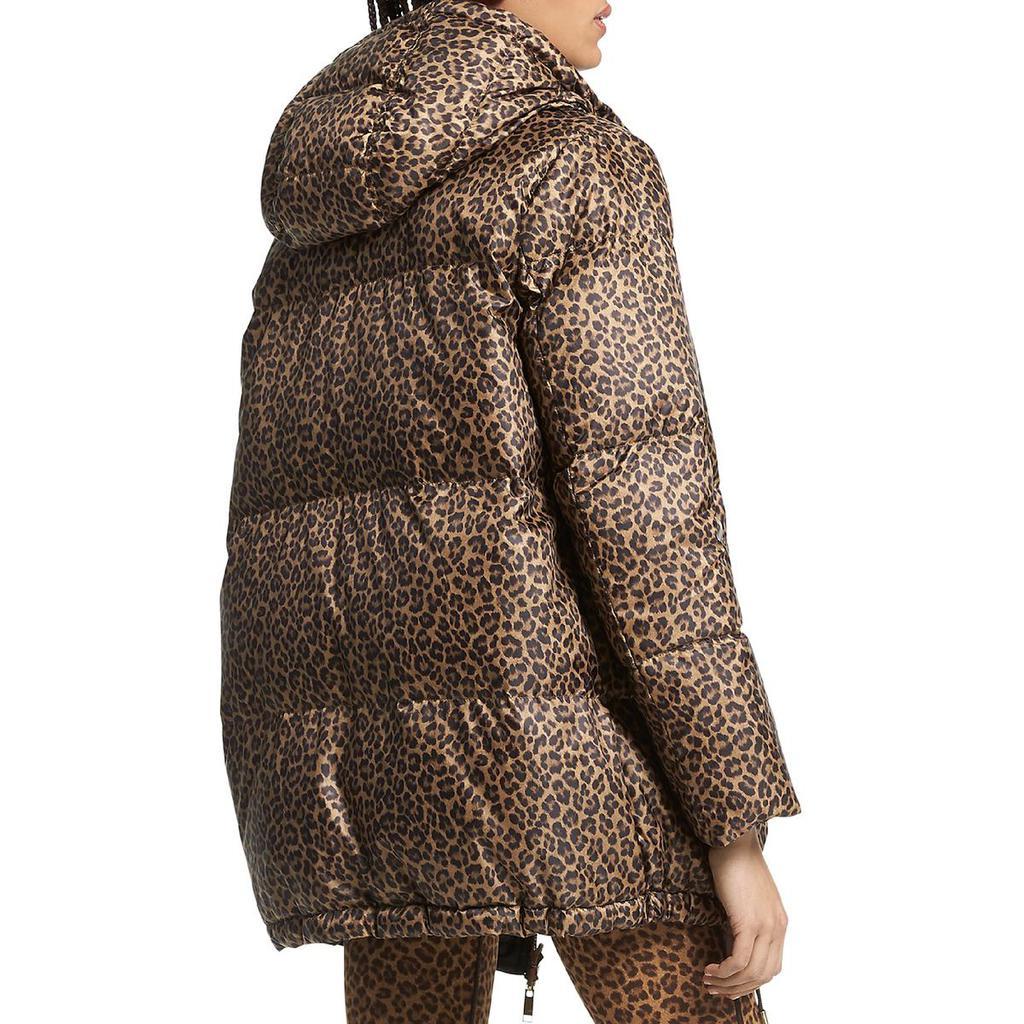 商品Michael Kors|MICHAEL Michael Kors Womens Cheetah Reversible Puffer Jacket,价格¥1052-¥1228,第4张图片详细描述