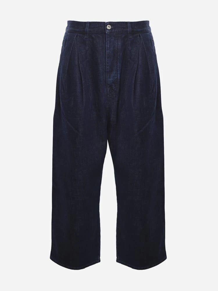 商品Loewe|Cropped Jeans In Cotton Denim,价格¥3525,第1张图片