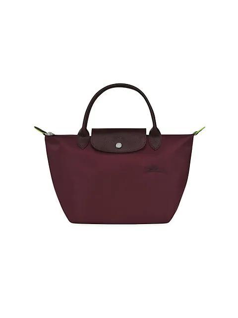 商品Longchamp|Small Le Pliage Green Top Handle Bag,价格¥932,第1张图片