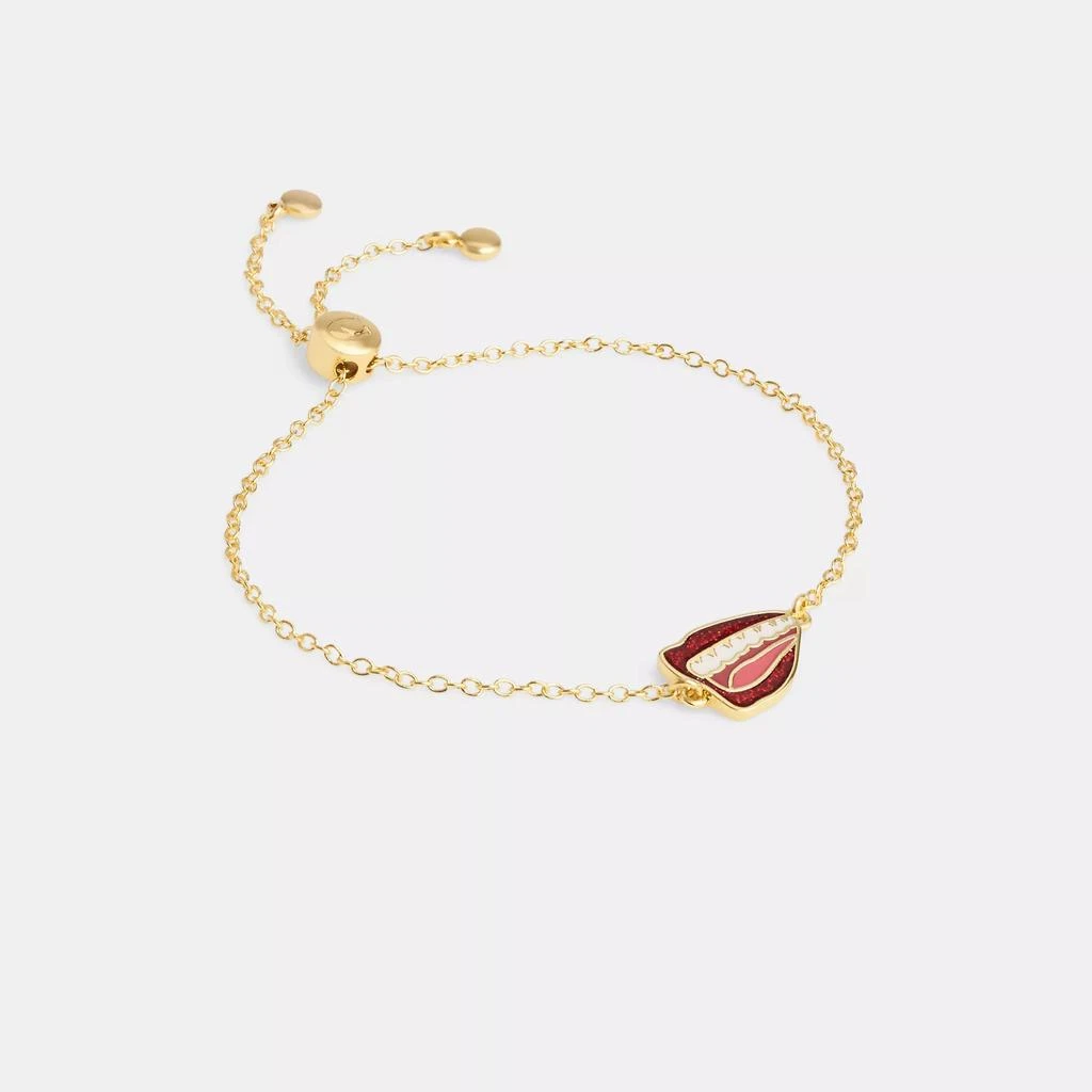 商品Coach|Coach Outlet Coach X Tom Wesselmann Lips Slider Bracelet,价格¥246,第1张图片