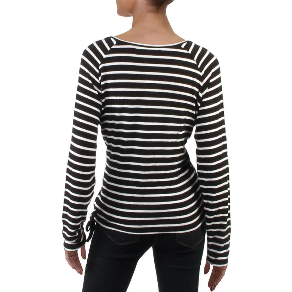 商品Generation Love|Generation Love Womens Lace-Up Striped T-Shirt,价格¥122,第2张图片详细描述