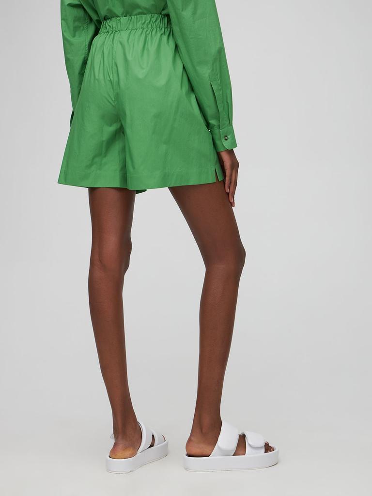 商品Nanushka|Megan Light Cotton Poplin Shorts,价格¥1181,第4张图片详细描述