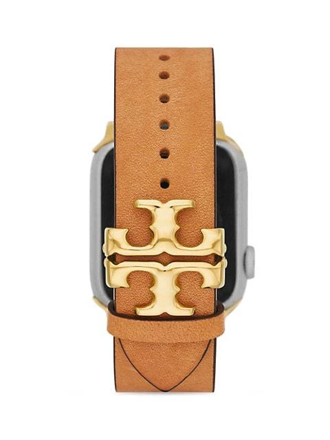 商品Tory Burch|Eleanor Leather Apple Watch® Strap/38MM, 40MM, 41MM,价格¥760,第2张图片详细描述