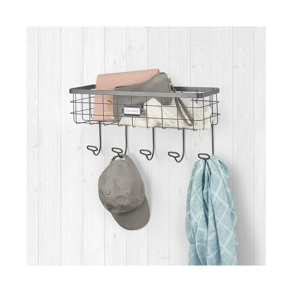 Vintage-like Living Wire Wall Mount Basket Hook Station 商品