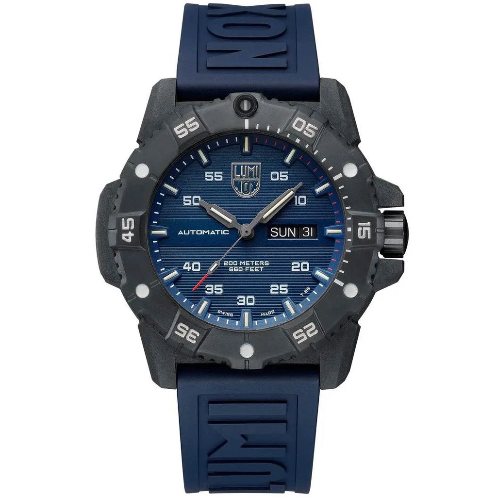 商品Luminox|Luminox Men's Automatic Watch - Master Carbon Seal Blue Dial Rubber Strap Dive | 3863,价格¥6466,第2张图片详细描述