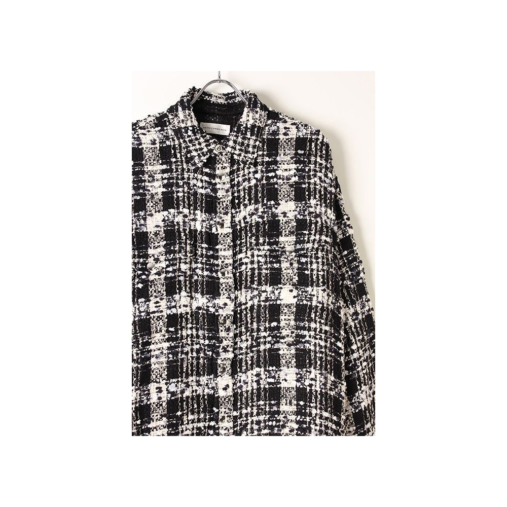 FAITH CONNEXION 黑色男士衬衫 X1803T00-514商品第4张图片规格展示