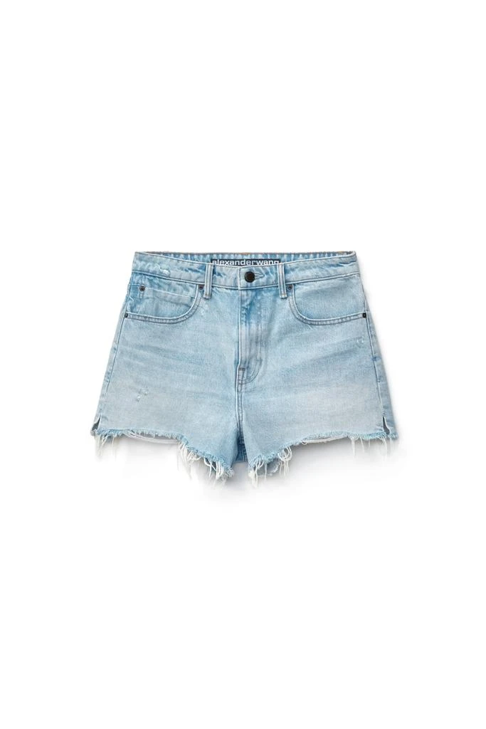 商品Alexander Wang|BITE SHORTS IN PEBBLE BLEACH DENIM,价格¥1512,第1张图片